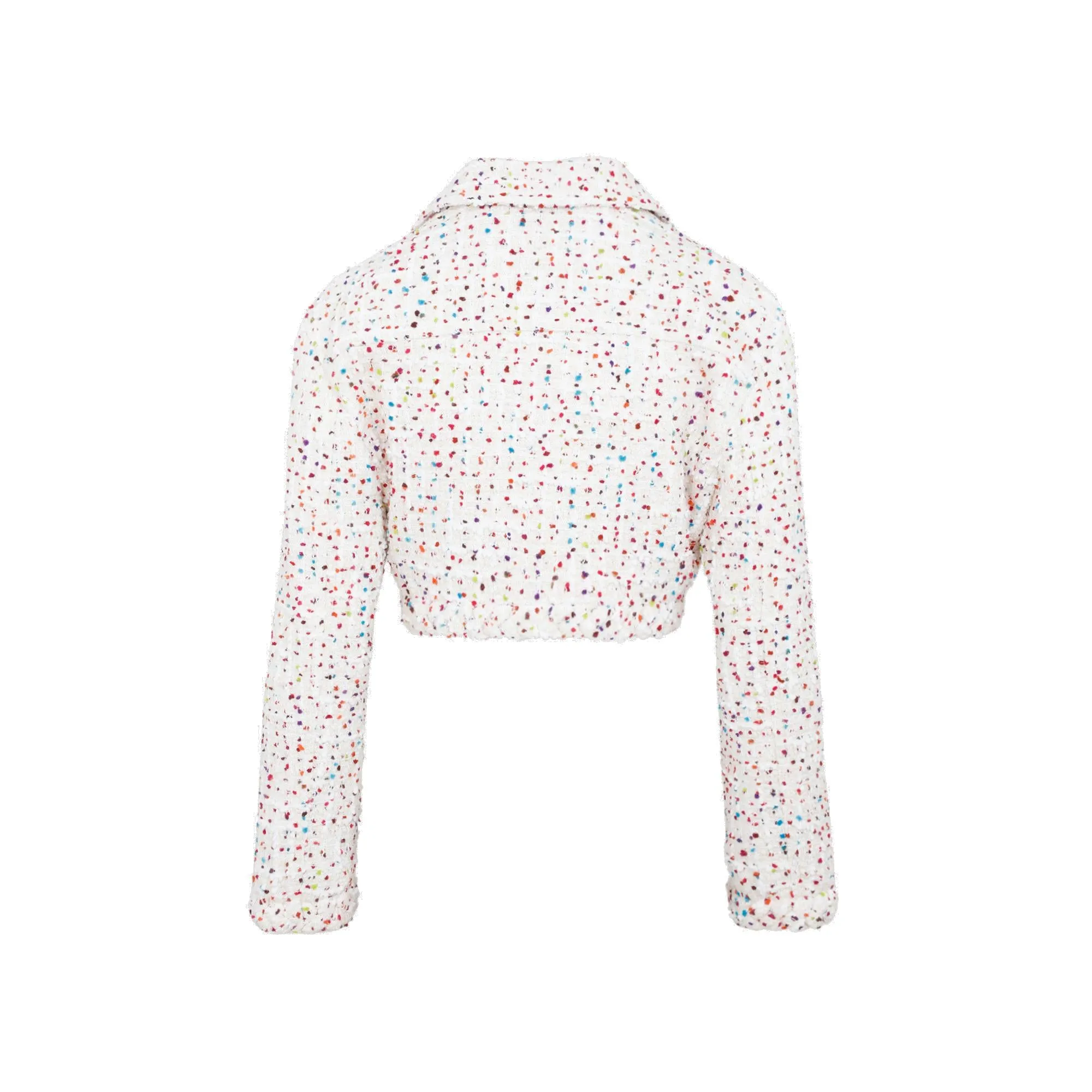 Valentino Stud Buttoned Tweed Jacket