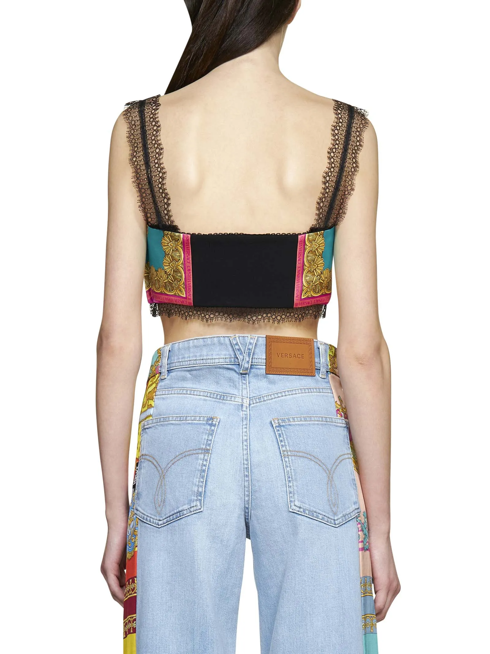 Versace All-Over Printed Sleeveless Top