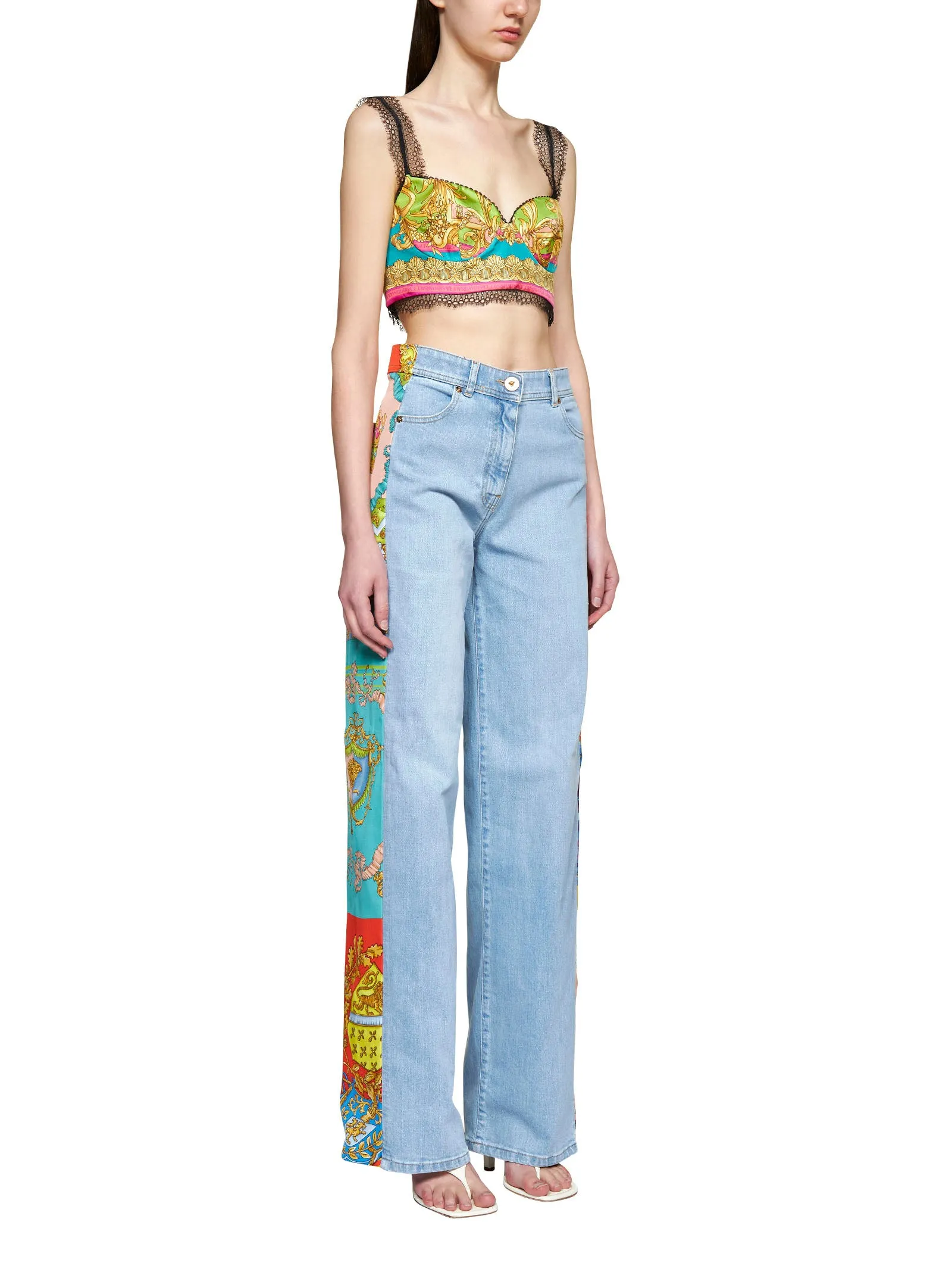 Versace All-Over Printed Sleeveless Top