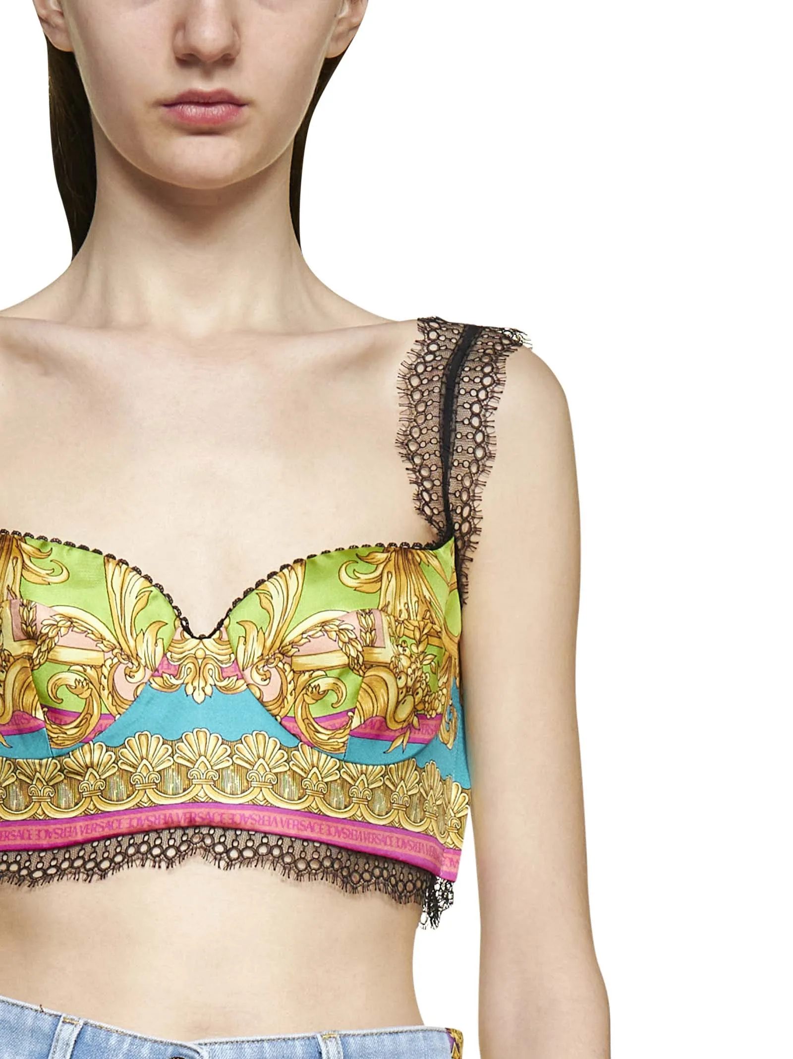 Versace All-Over Printed Sleeveless Top