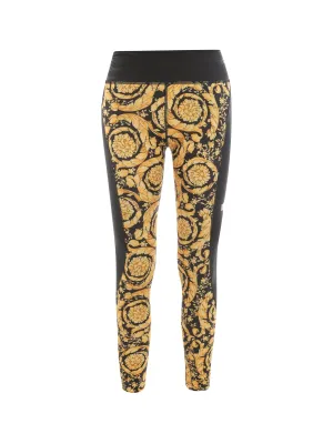 Versace Barocco Printed Stretched Leggings