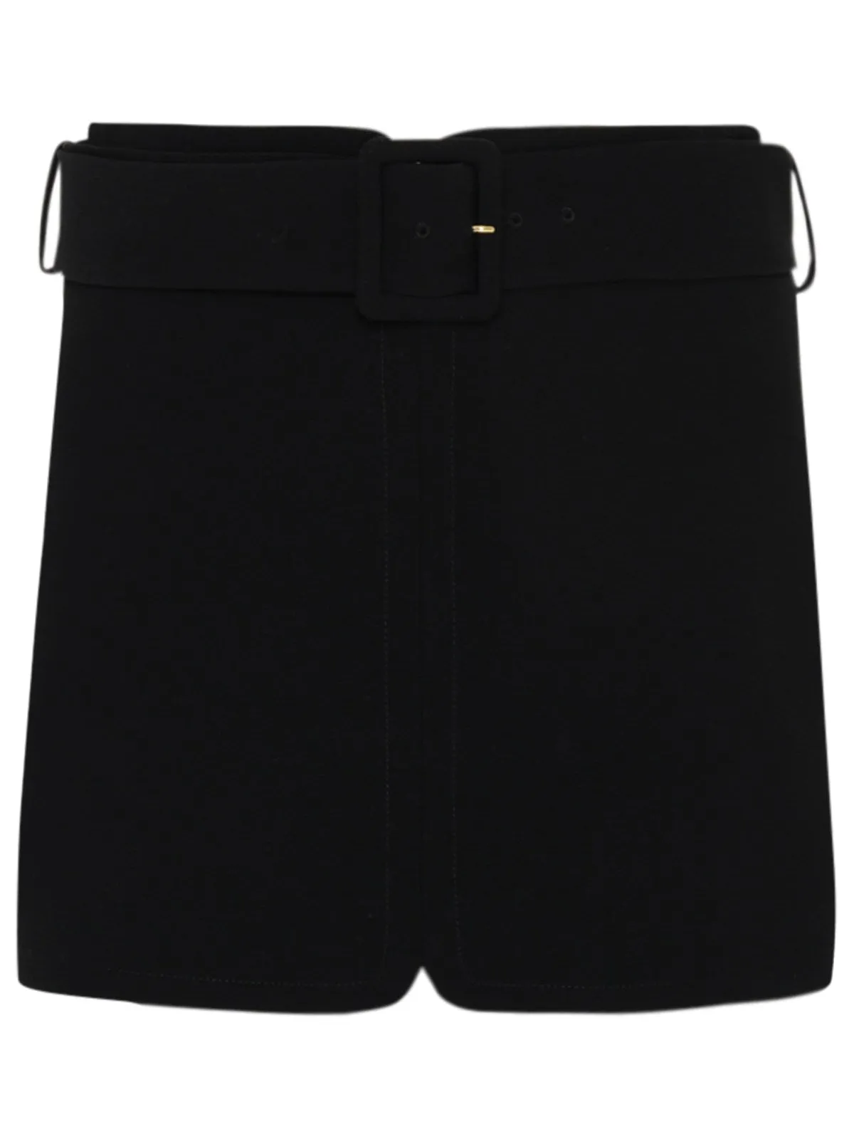 Versace Belted High-Rise Mini Skirt