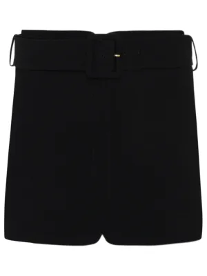 Versace Belted High-Rise Mini Skirt