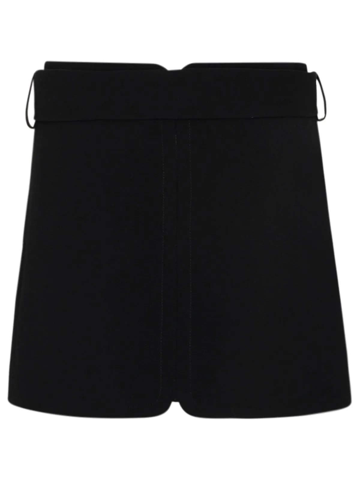 Versace Belted High-Rise Mini Skirt