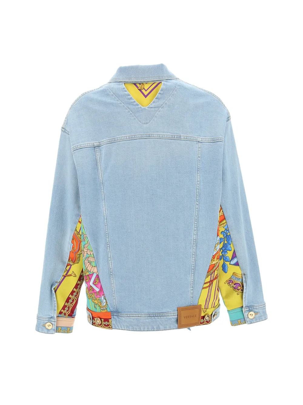 Versace Button-Up Long Sleeved Denim Jacket