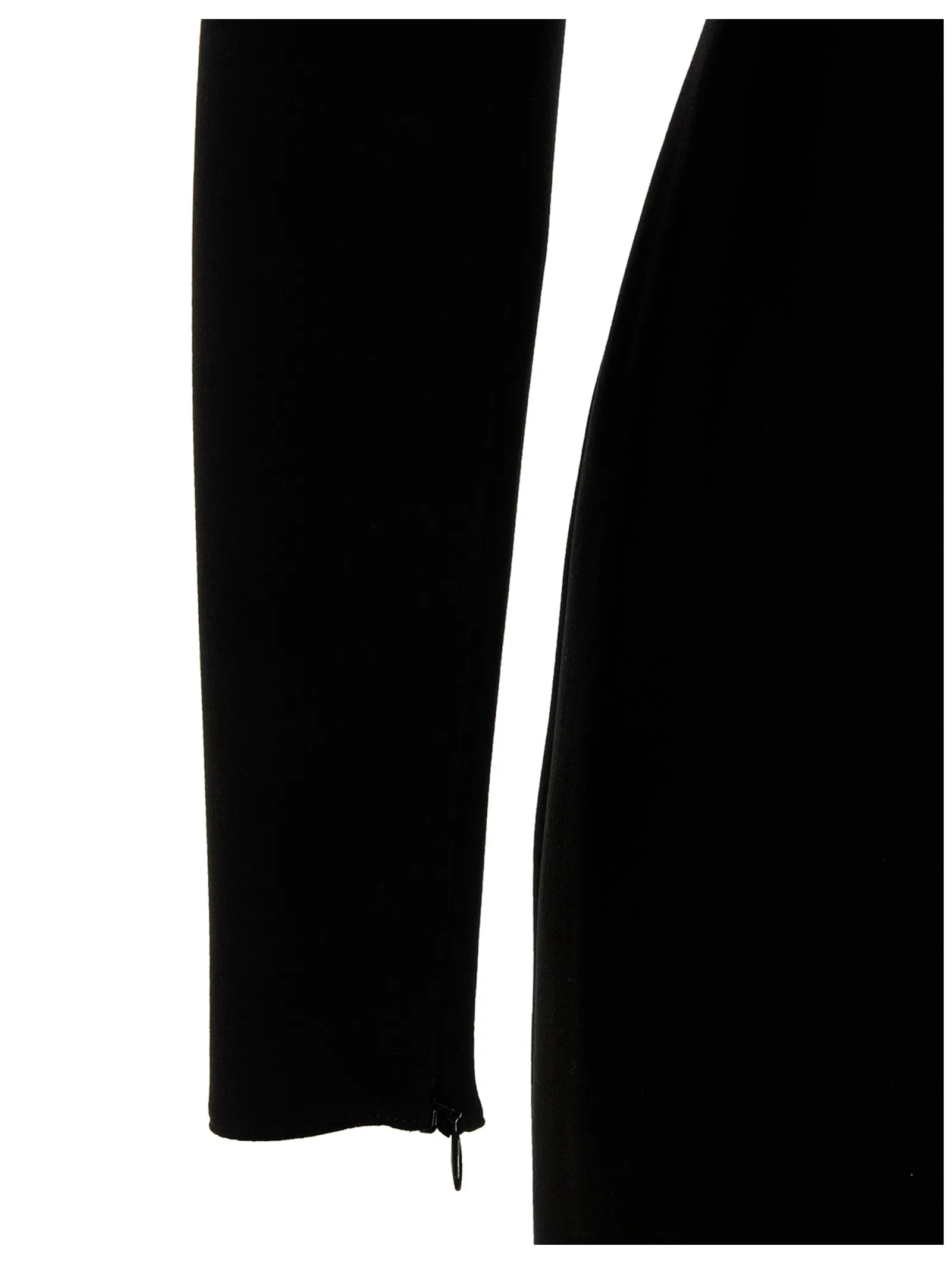 Versace Graphic Neckline Belted Midi Dress