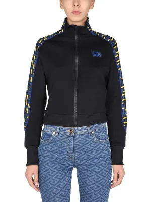 Versace La Greca Printed Track Jacket