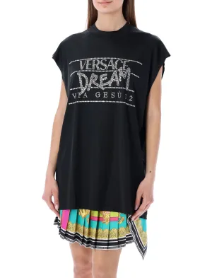 Versace Logo Detailed Sleeveless T-Shirt