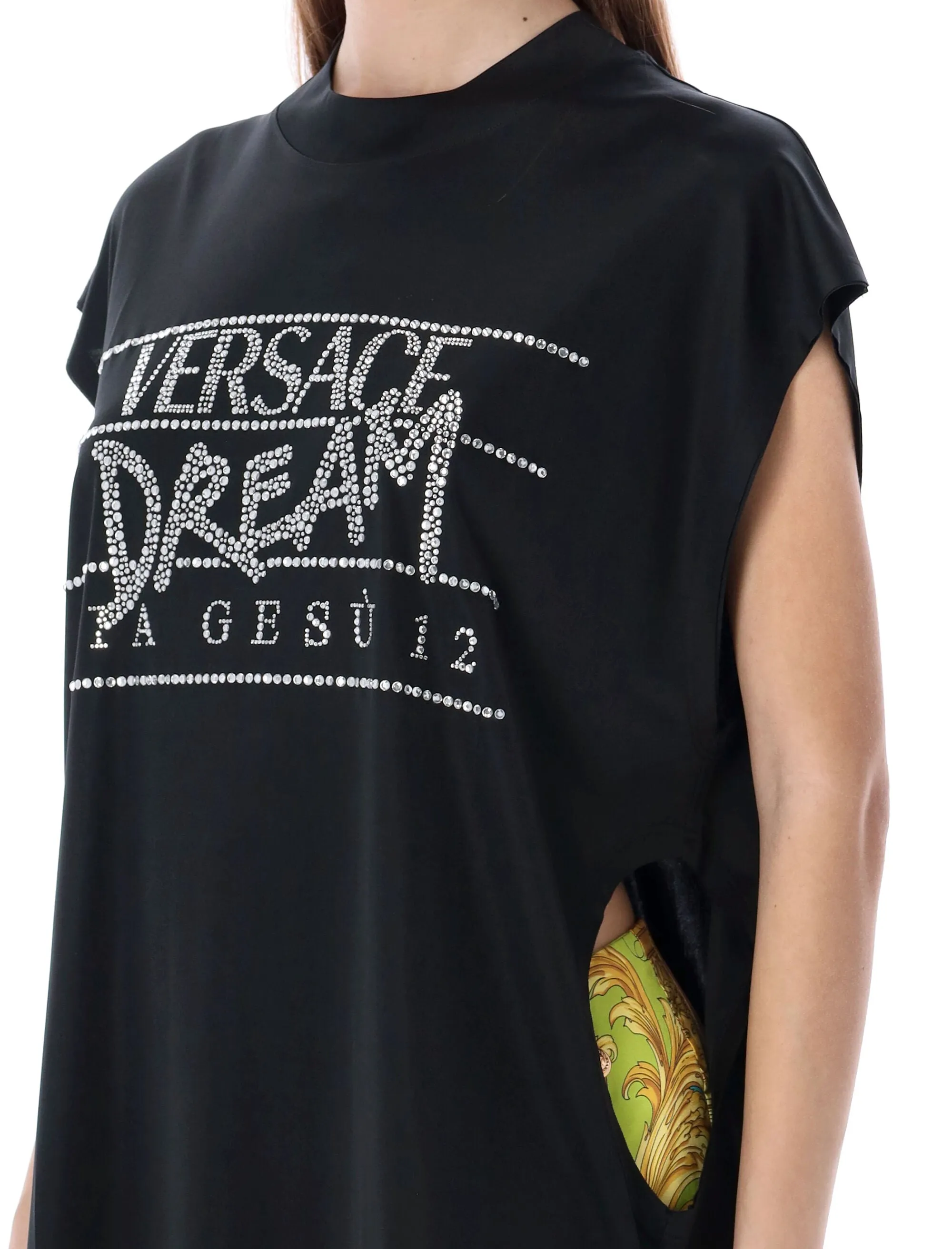 Versace Logo Detailed Sleeveless T-Shirt
