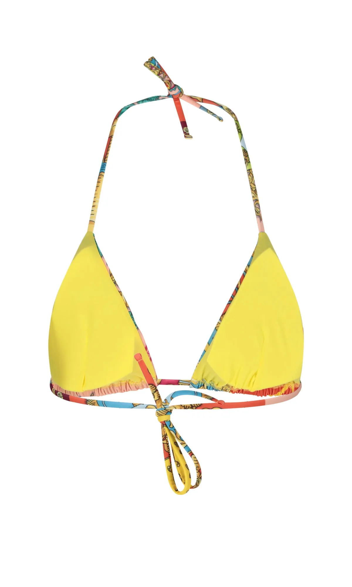 Versace Royal Rebellion Halterneck Bikini Top