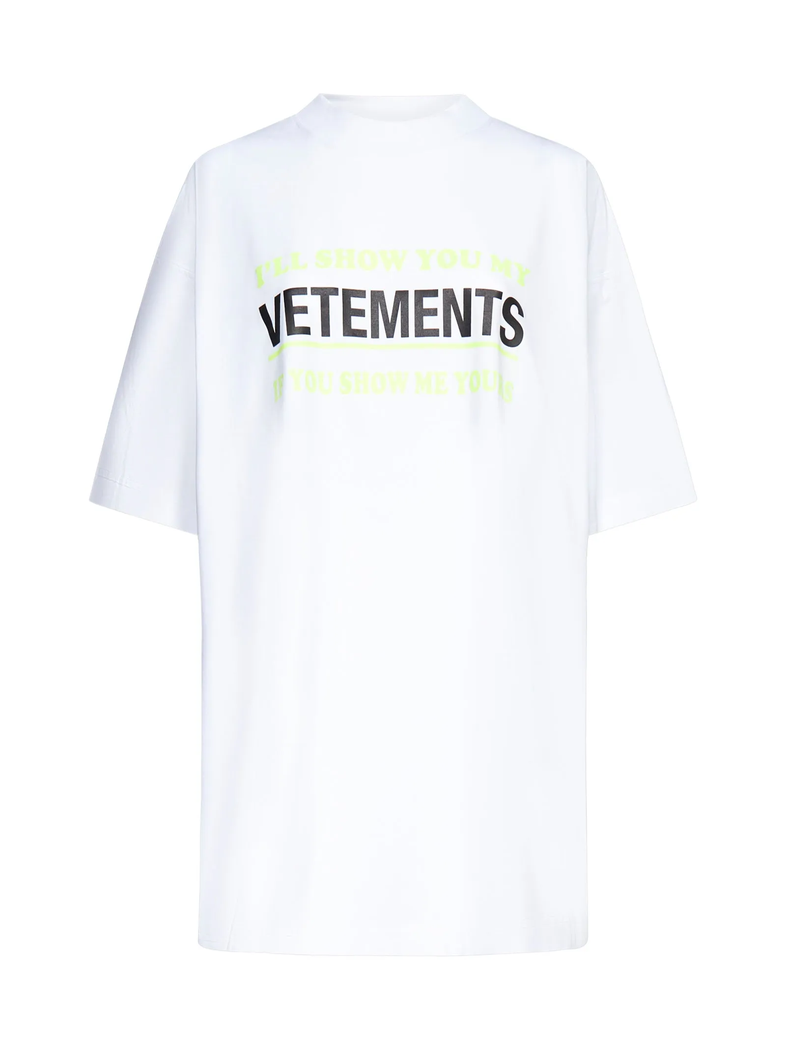 Vetements Logo Printed Crewneck T-Shirt