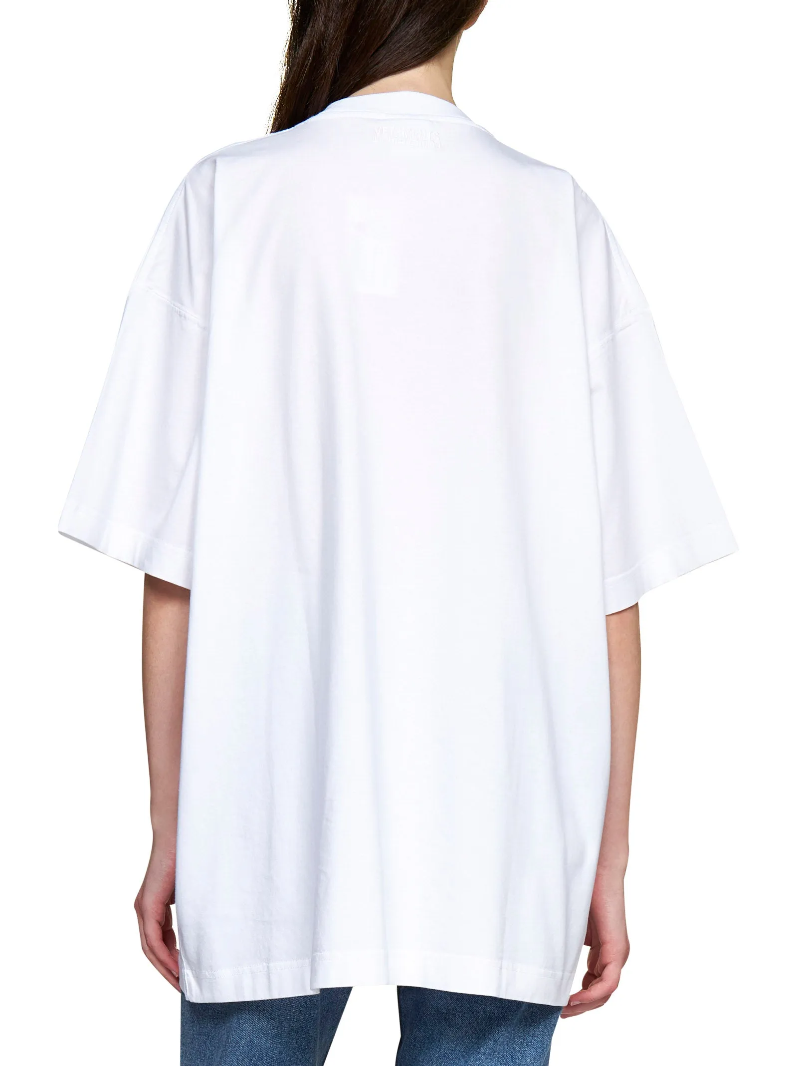 Vetements Logo Printed Crewneck T-Shirt