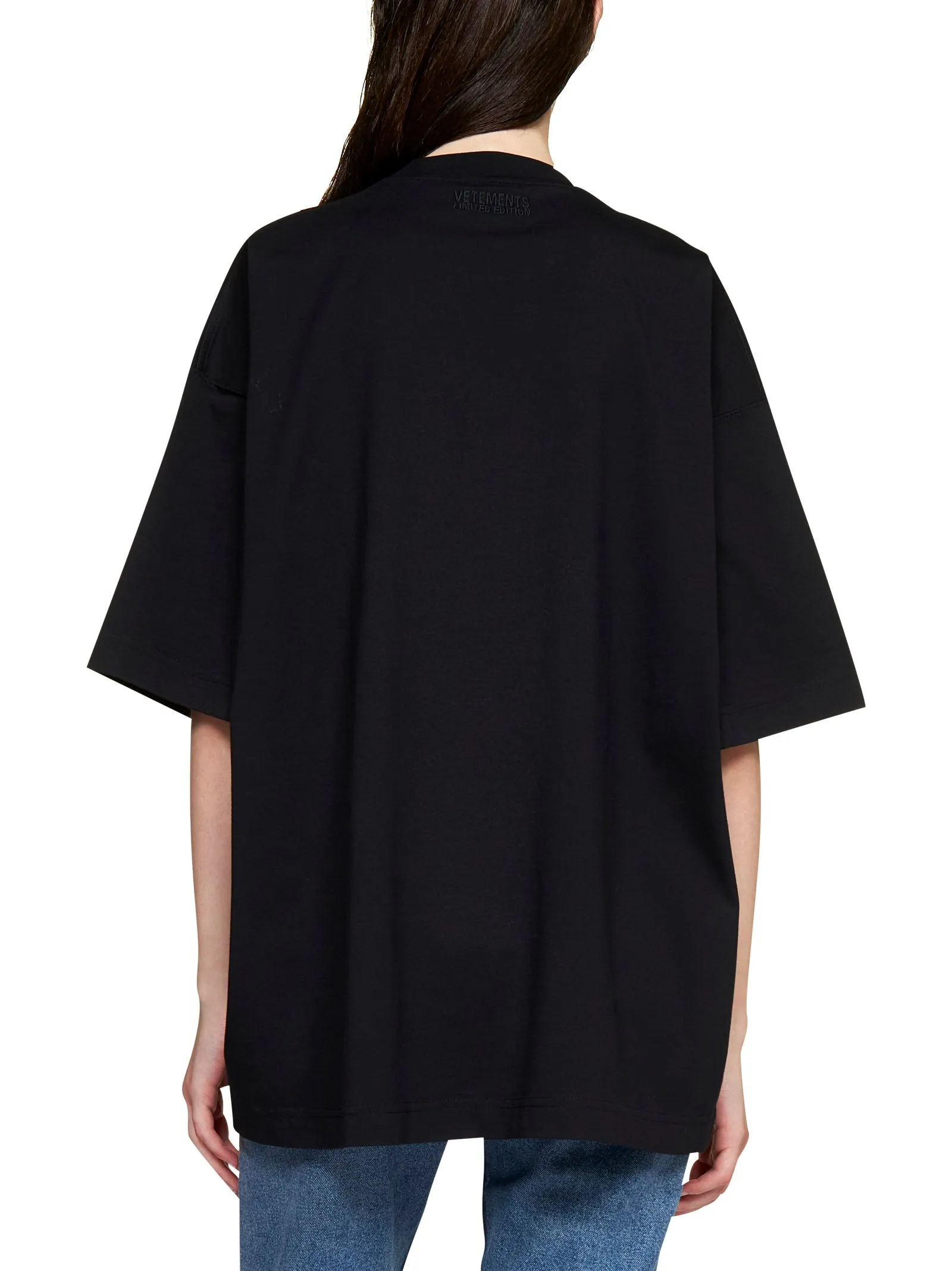 Vetements Logo Printed Crewneck T-Shirt