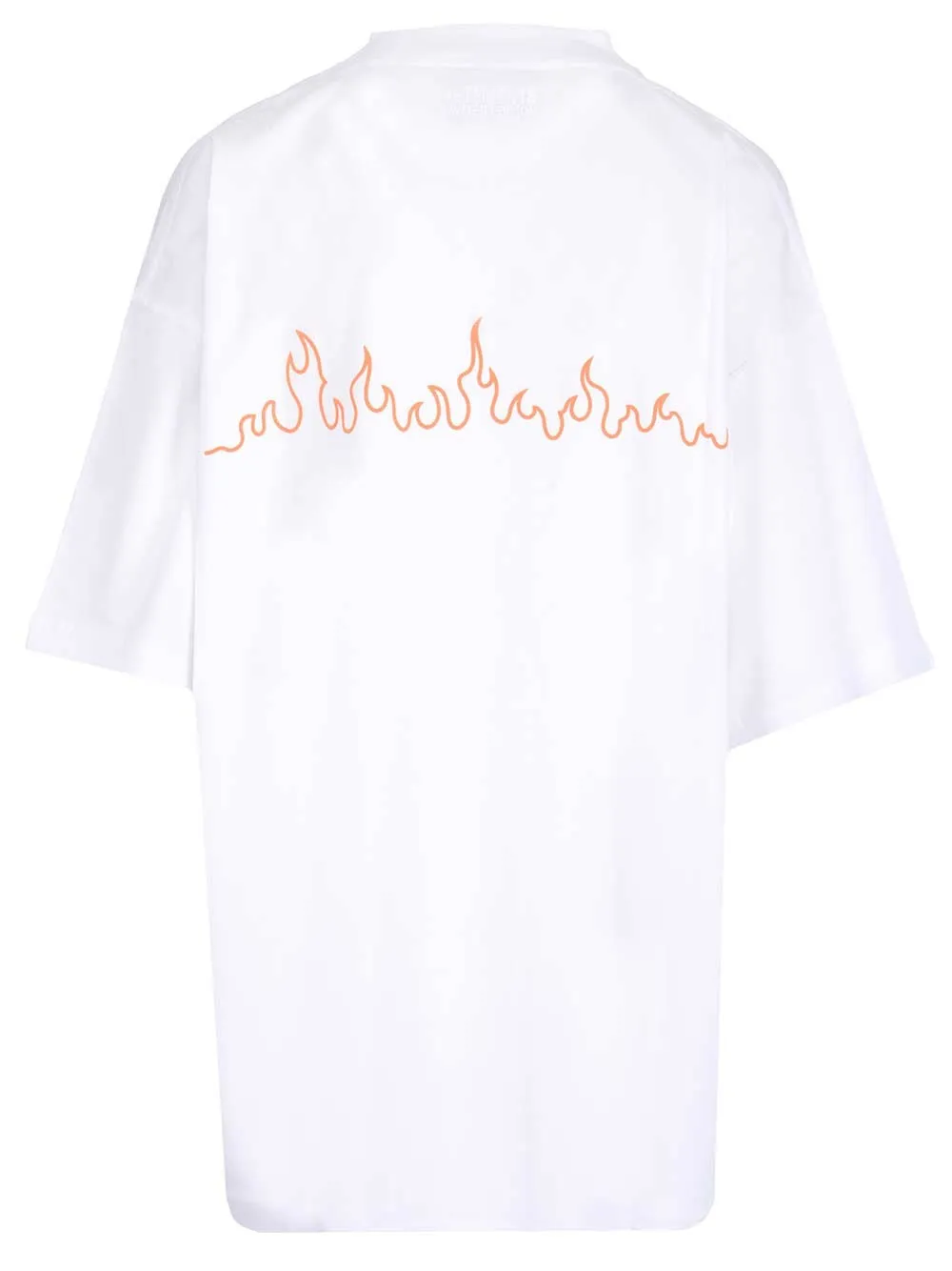 Vetements Slogan Printed Oversized Crewneck T-Shirt