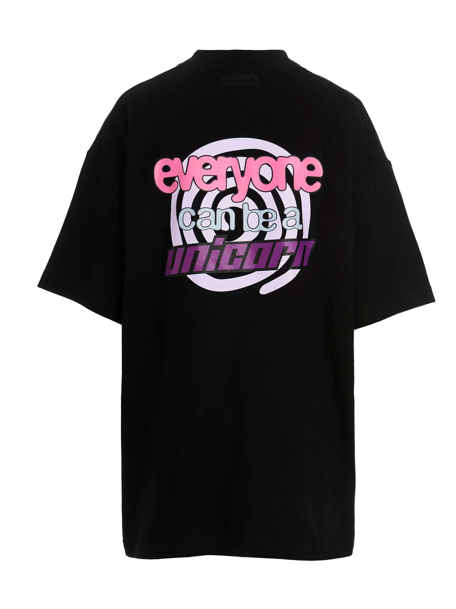 Vetements Unicorn Print Oversized Crewneck T-Shirt