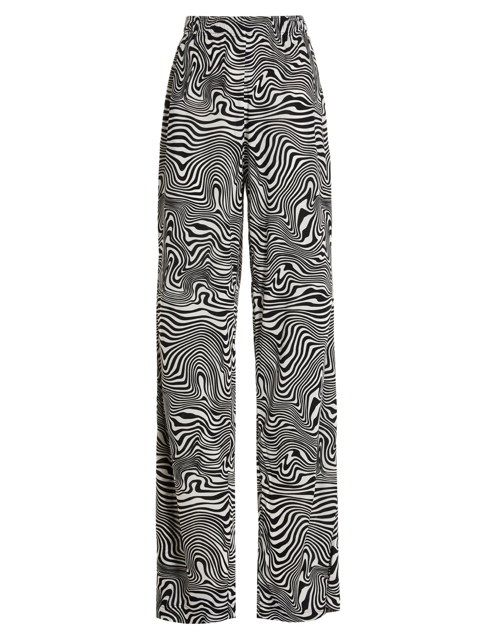 Vetements Zebra Printed Wide-Leg Pants