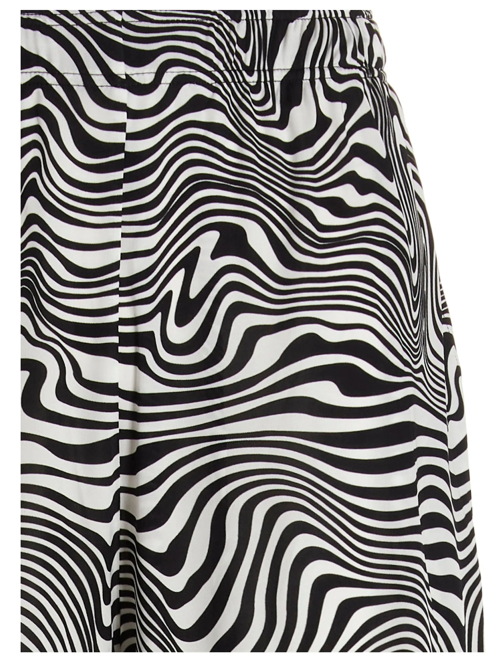 Vetements Zebra Printed Wide-Leg Pants