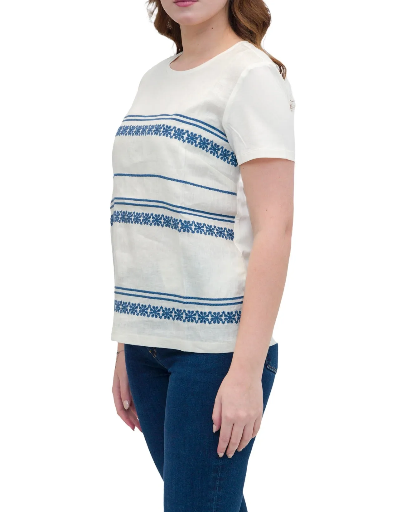 Weekend Max Mara Embroidered Crewneck T-Shirt