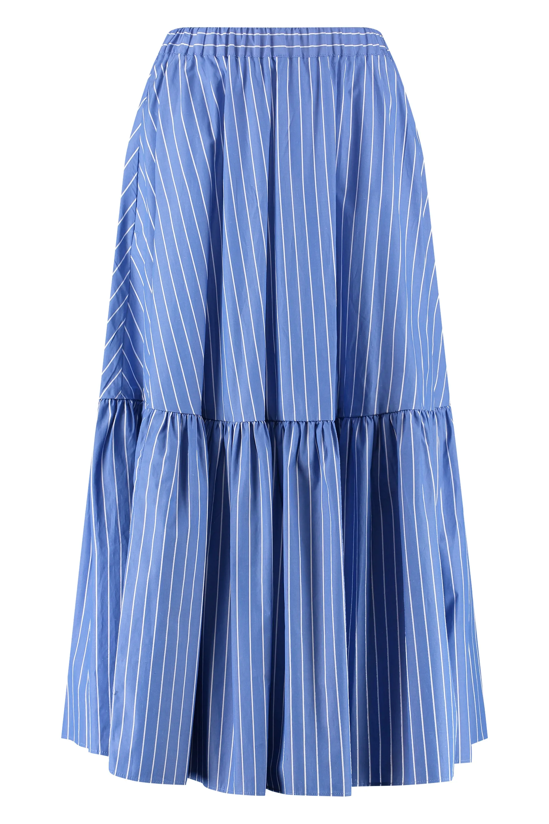Weekend Max Mara Striped Pleated Skirt