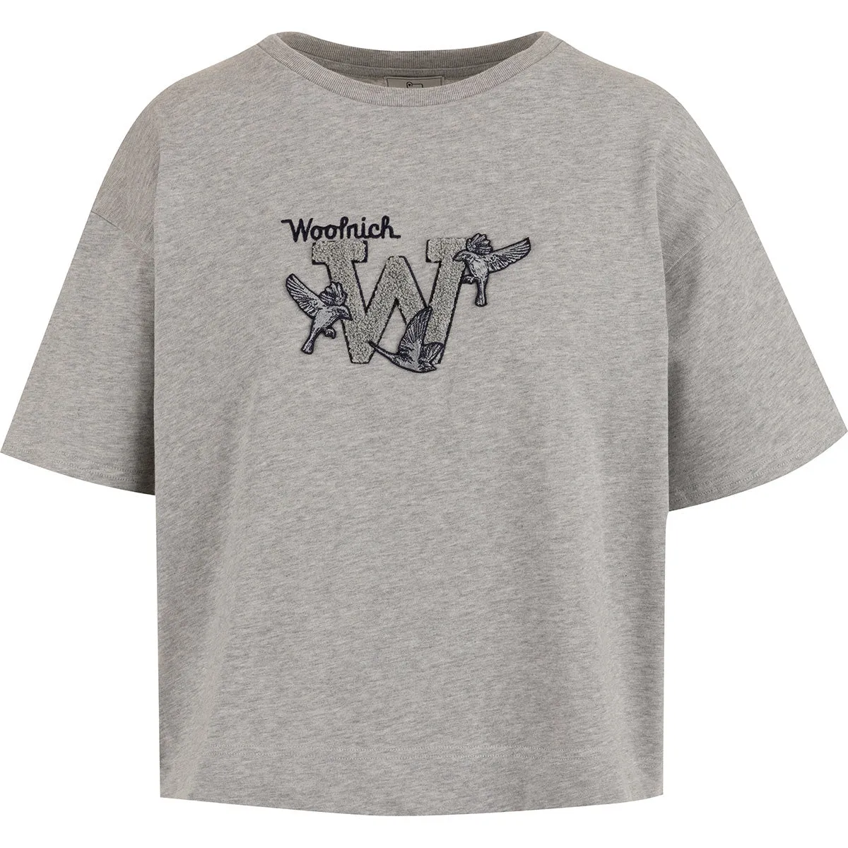 Woolrich Logo Embroidered Crewneck T-Shirt