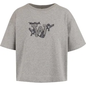 Woolrich Logo Embroidered Crewneck T-Shirt