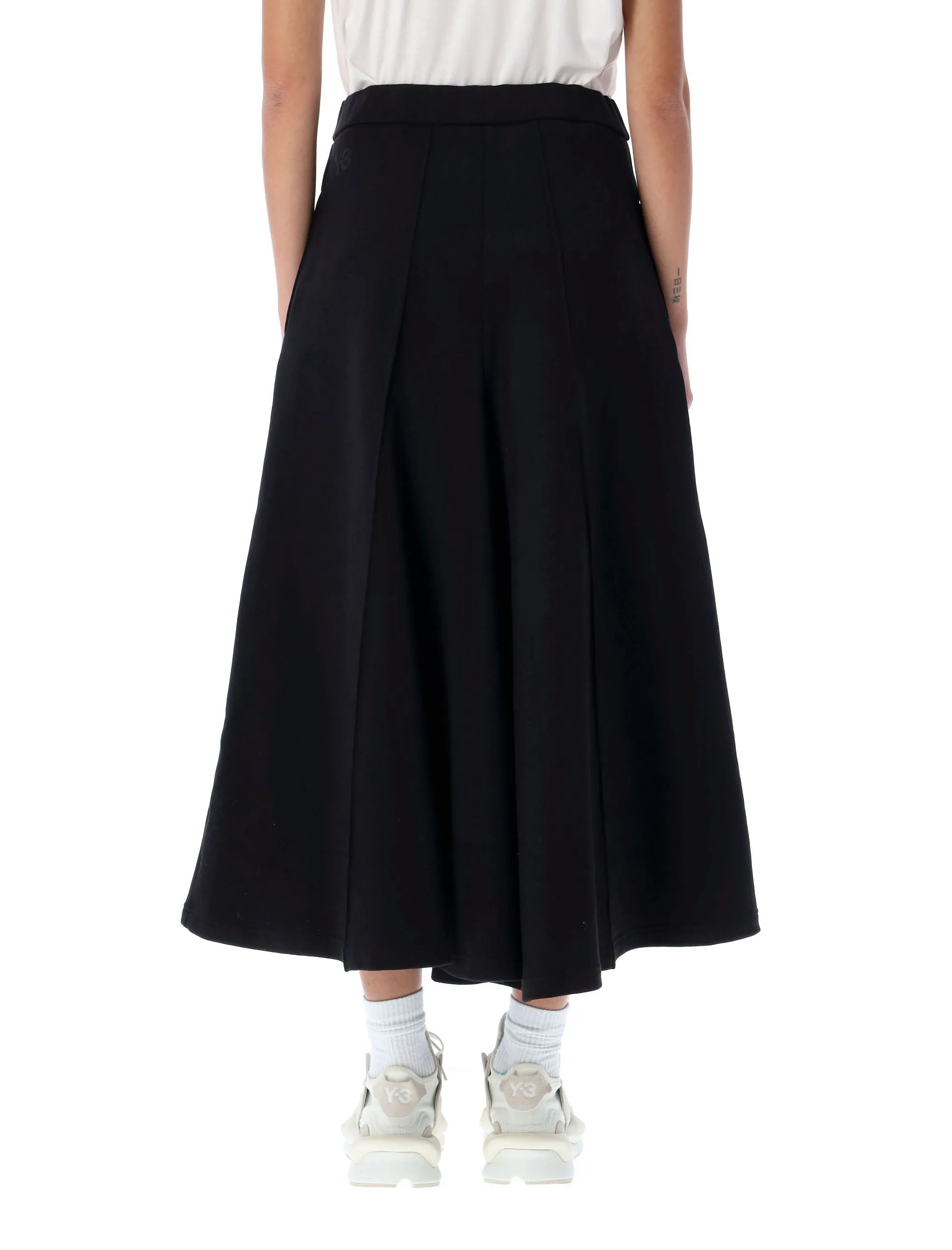 Y-3 High Waist Panelled Midi Skirt