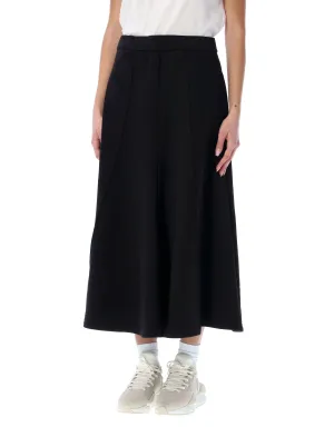 Y-3 High Waist Panelled Midi Skirt