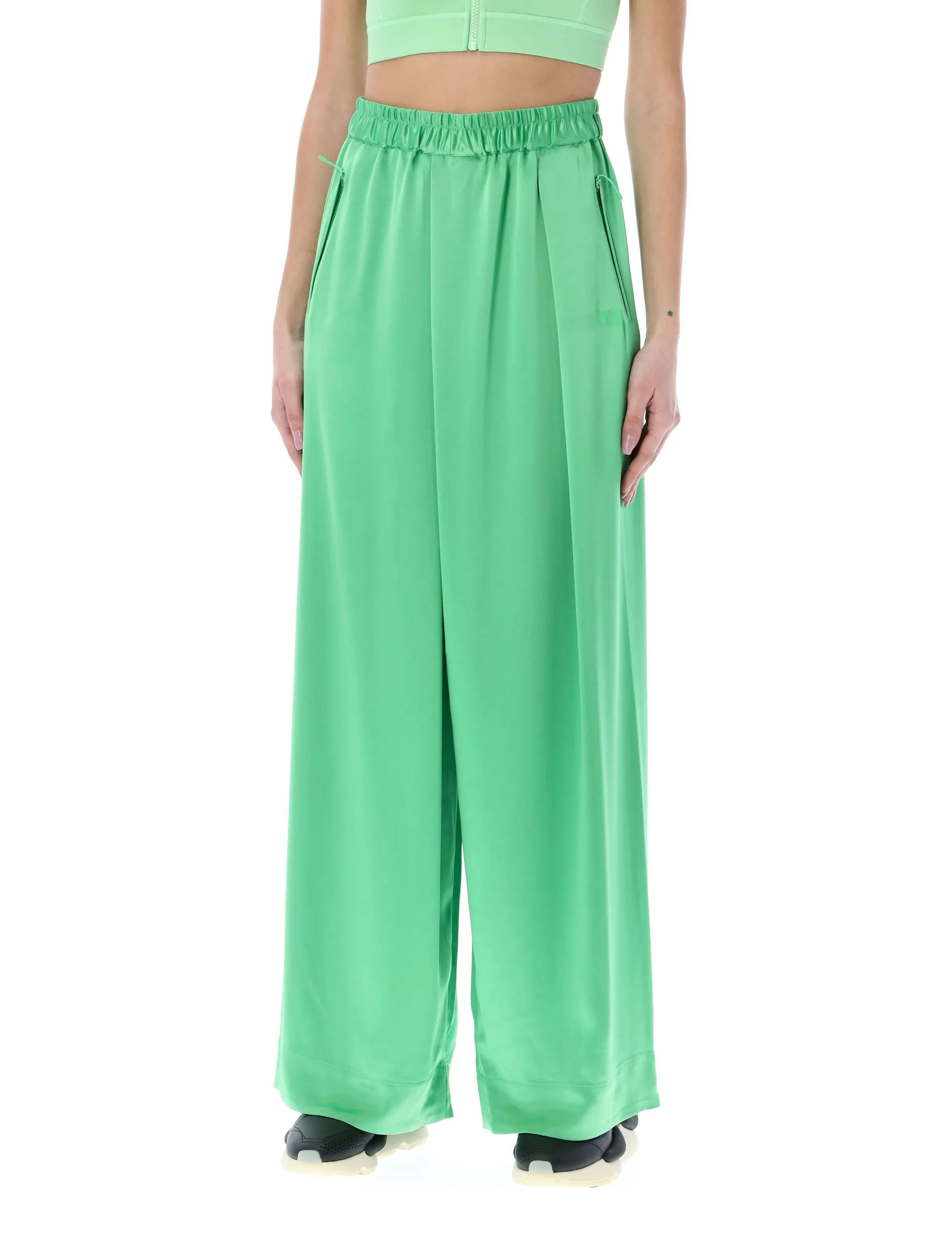 Y-3 Wide Leg High Waist Pants