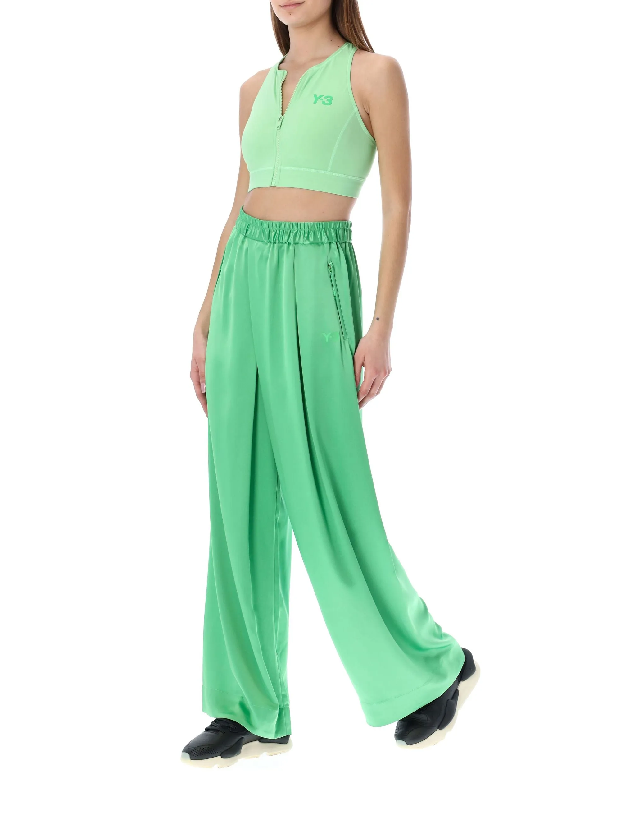 Y-3 Wide Leg High Waist Pants