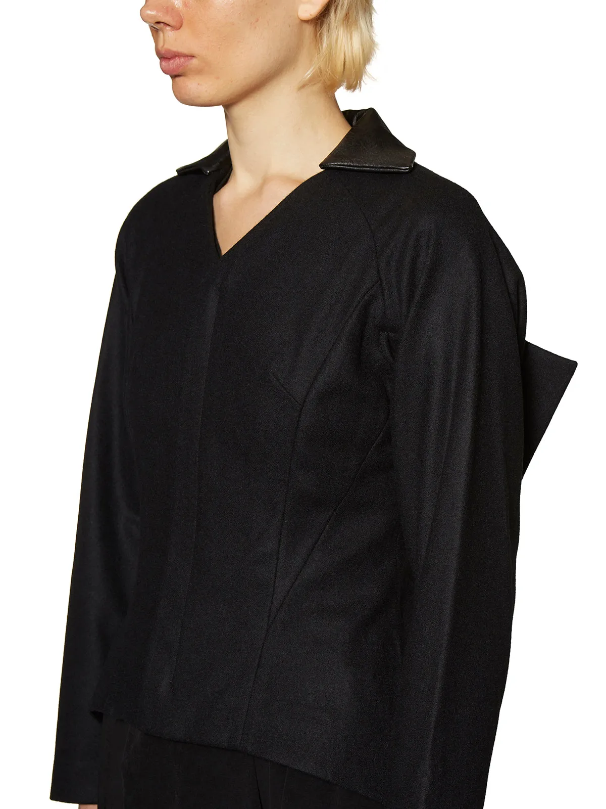 Yohji Yamamoto Irregular Cut Jacket