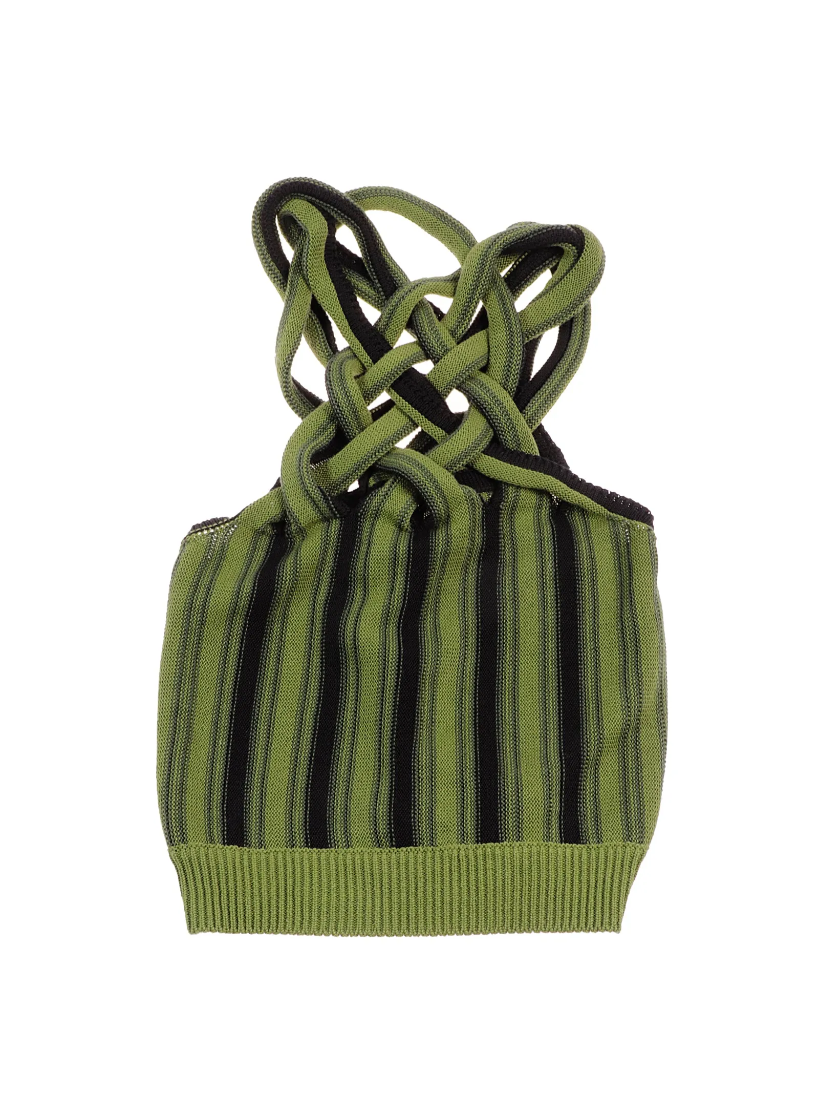 Y/Project Vertical Striped Braided Top